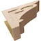Ekena Millwork 11"W x 33"D x 22"H Classic Mayflower Rough Cedar Woodgrain TimberThane Corbel, Primed Tan CORUR11X33X22MAYRCPR - alternate 3
